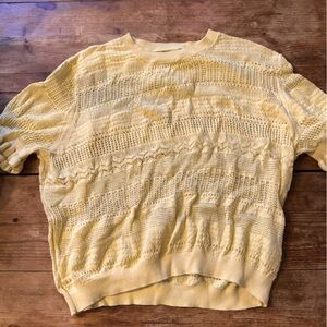 Cupcake clothing LTD yellow sweater shirt